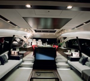 Azimut 72S Motor Yacht  Salon by Night