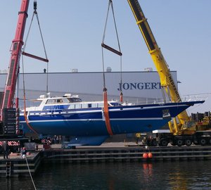 1 36m Jonger sailing yacht Tamer II ready to be re launched