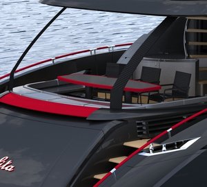 1 Aft Deck of LSX95 yacht by Lazzara