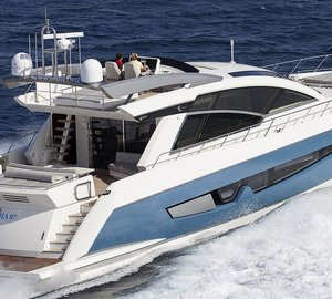 1-Alpha 87 Express Sportbridge - aft view