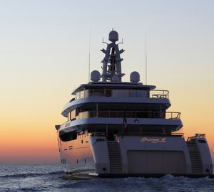 1-Grace E superyacht - rear view
