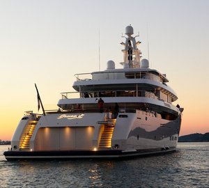 1-Luxury yacht Grace E - aft view