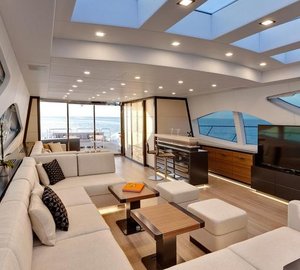 1-Mangusta 110 superyacht - Saloon