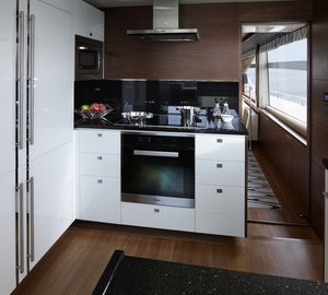 1-Princess 88 superyacht - Galley