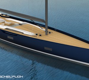 1-Rendering of Baltic 130 Custom Yacht
