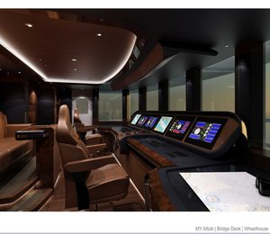 1-Superyacht Alfulk - Wheelhouse