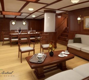 1-Superyacht Dona Francisca - Saloon