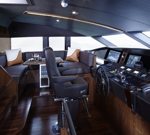 1-Superyacht Princess 32M - Wheelhouse