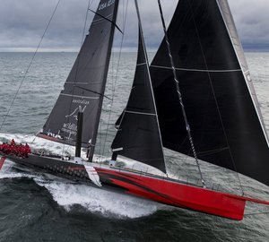 100-foot racing yacht COMANCHE under sail - Photo by Onne van der Wal