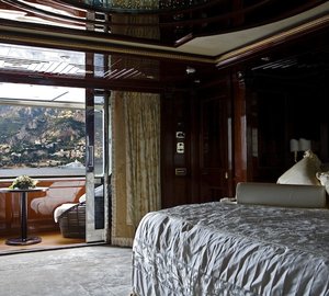 11luxury yacht ROMANCE owner cabin balcony