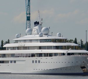 123m LURSSEN mega yacht GOLDEN ODYSSEY - Photo by DrDuu
