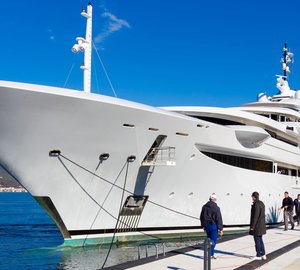 125m mega yacht MARYAH - Image credit to Porto Montenegro