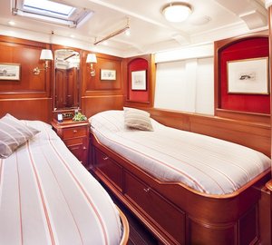 13 Sailing yacht Kamaxitha - guest cabin  - Photo by Cory Silken