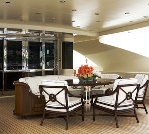 13 luxury yacht ROMANCE sundeck