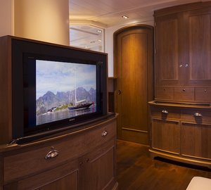 25 Royal Huisman Sailing Yacht Pumula - lower salon - Photo by Cory Silken