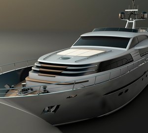 26m Continental III Yacht - front view