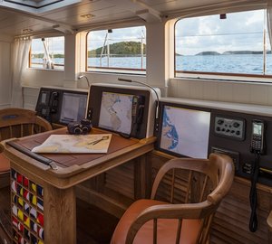 28 Royal Huisman Sailing Yacht Pumula - main deckhouse - Photo by Cory Silken