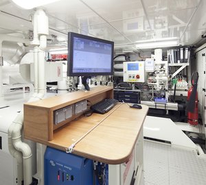 29 Luxury sailing yacht Kamaxitha - technical area - Photo by Cory Silken