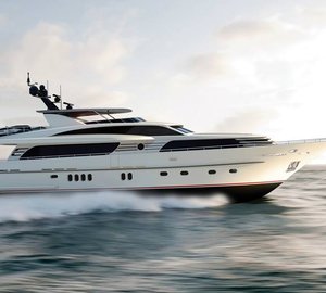 30m Continental III Yacht at full speed