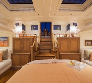32 Royal Huisman Pumula Yacht - Owners cabin - Photo by Cory Silken