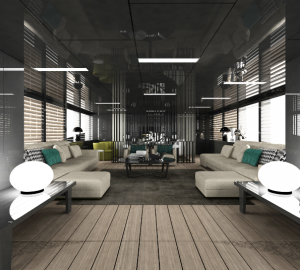 4 Interior of the Mangusta Oceano 148 superyacht