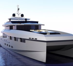 40M CAT super yacht Hull 40M-01 by Heysea Yachts
