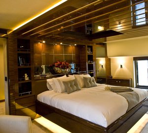 46 m Royal Craft luxury yacht 60 Years - Master Cabin