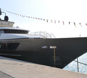 46m luxury yacht Achilles at launch