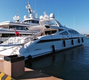 49.90m super yacht Rush - rear view