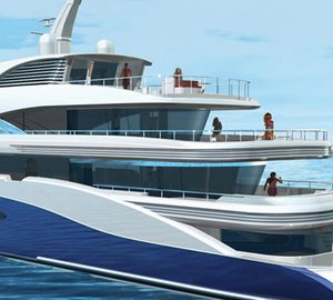 71m motor yacht AGAT designed by H2 Yacht Design