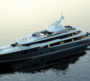 73m motor yacht Project 423 - Exterior by Focus Yacht Design