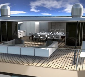 90 Sunreef Power Yacht - Fly terrace
