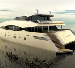 90 Sunreef Power Yacht - aft view