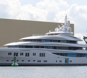 91m Lurssen Superyacht ORCHID - Photo by Klaus Jordan