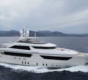 A Sanlorenzo SL 46 Steel superyacht