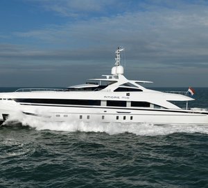 AMORE MIO by Heesen at full speed - Photo by Dick Holthuis