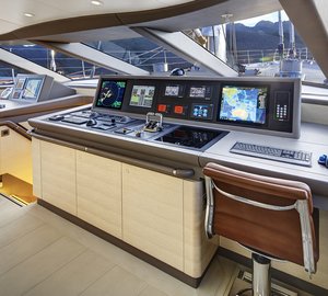 AY46 Yacht MONDANGO 3 - Bridge Image by Chris Lewis