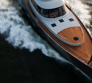 AY74 yacht - view from above