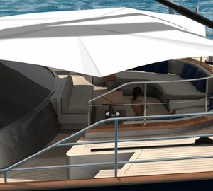 Aboard 60m sailing yacht Hull C.2232