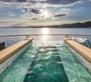 Aboard luxury superyacht SERENITY