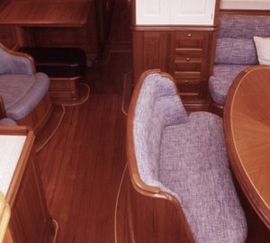 Aboard luxury yacht Heartbeat