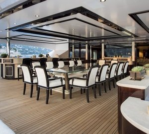 Aboard motor yacht Illusion V