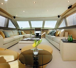 Aboard superyacht AGORA