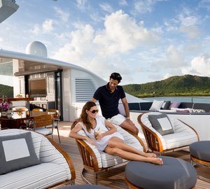 Aboard superyacht INVICTUS - Photo by Jeff Brown