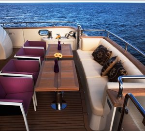 Aft Deck of the Biscuit 95 yacht - Photo Giovanni Malgarini