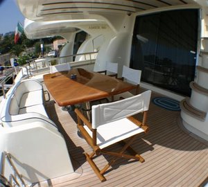 Amel Yacht ANGEL - Aft Deck