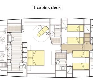 Arcadia Yachts SOLAR - Lower Deck