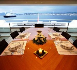 Arethusa - Dining on Deck