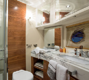 Azimut 88 Motor Yacht Guest Head