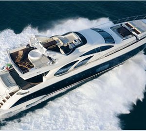 Azimut 98 - Underway From Above